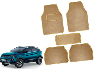 AUTO PEARL Polyester Standard Mat For  Mahindra Nuvosport(Beige)