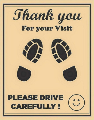 aksmit Paper Disposable Paper Mat For  Universal For Car(Brown)