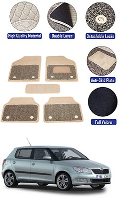 MATIES PVC 7D Mat For  Maruti Suzuki Fabia(Beige)