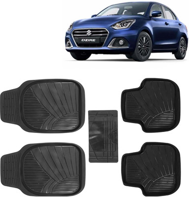 Kingsway PVC Tray Mat For  Maruti Suzuki Swift Dzire(Black)