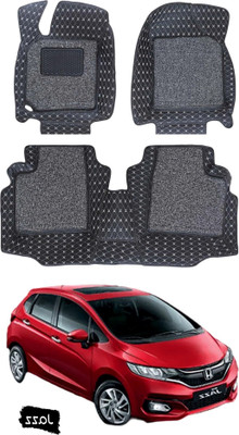 FF TRADERS Leatherite 7D Mat For  Honda Jazz(Black, Silver)