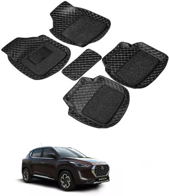 ARNEJA Leatherite 7D Mat For  Nissan Magnite(Black)