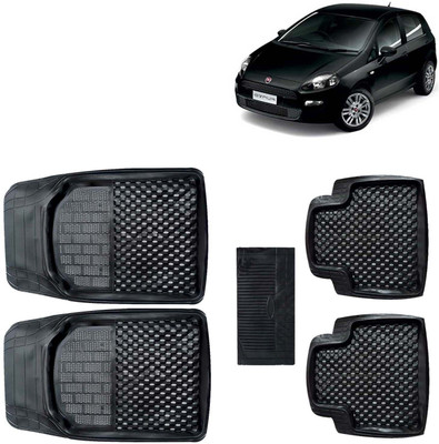 Kingsway PVC Tray Mat For  Fiat Punto(Black)