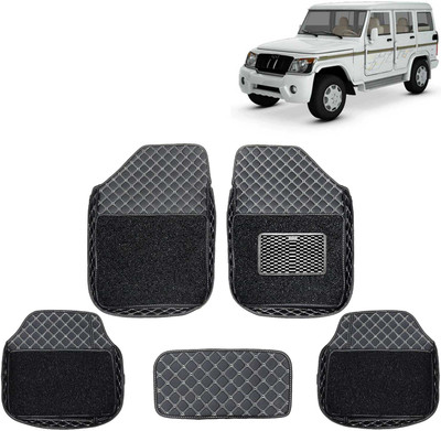 Kingsway Leatherite 7D Mat For  Mahindra Bolero(Black)