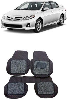 arneja trading company Leatherite 7D Mat For  Toyota Corolla(Red, Black)