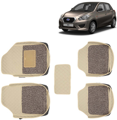 Kingsway Leatherite 7D Mat For  Datsun Go(Beige)