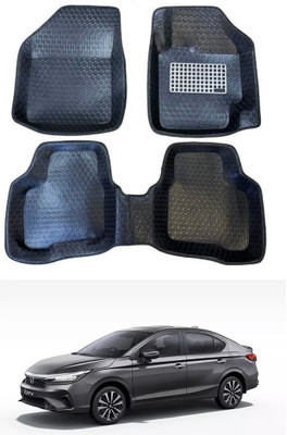 arneja trading company Polyutherine 5D Mat For  Honda City(Black)
