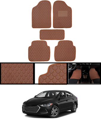 AYW Leatherite Standard Mat For  Hyundai Elantra(Orange)