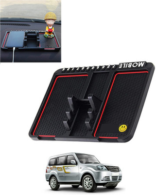 AYW Silicone Tray Mat For  Tata Sumo Grande(Black)