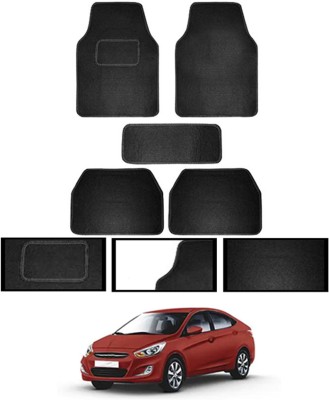 MATIES Fabric Standard Mat For  Hyundai Verna(Black)