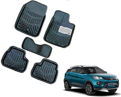 CuboDePlato PVC 3D Mat For  Tata Nexon EV(Black)