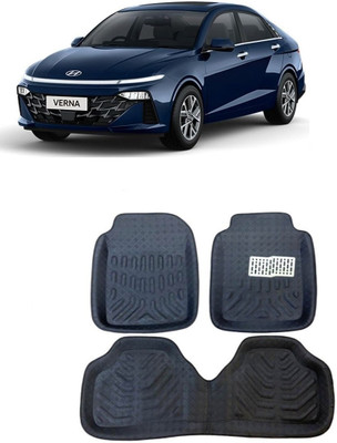 ARNEJA Polyutherine 3D Mat For  Hyundai Verna(Black)