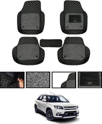 MATIES Leatherite 7D Mat For  Maruti Suzuki Vitara Brezza(Black)