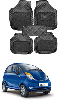 Arnejaa Leatherite 7D Mat For  Tata Nano(Black)
