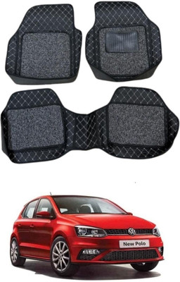 Arnejaa Leatherite 7D Mat For  Volkswagen Polo(Black)