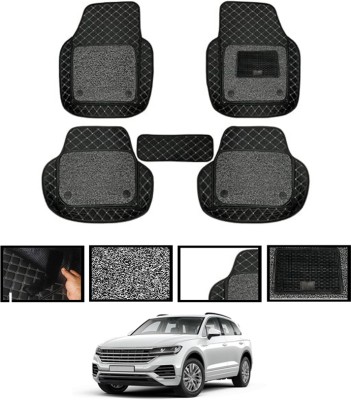 MATIES Leatherite 7D Mat For  Volkswagen Touareg(Black)