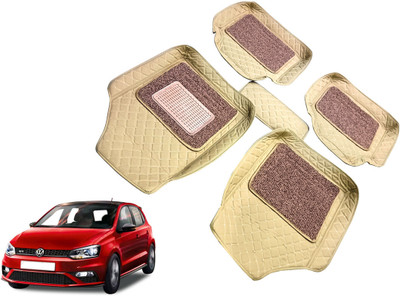 AUTO PEARL Leatherite 7D Mat For  Volkswagen Polo GT(Beige)