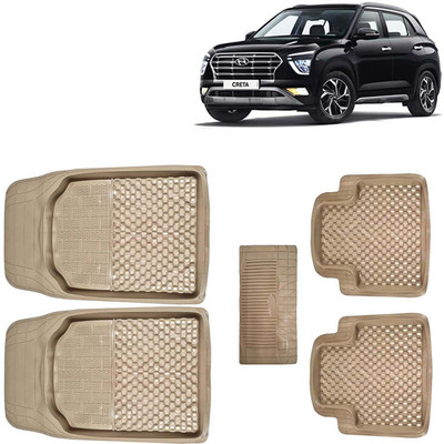 Kingsway PVC Tray Mat For  Hyundai Creta(Beige)