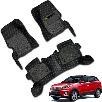 Mecarnic Leatherite 7D Mat For  Hyundai Creta(Black)