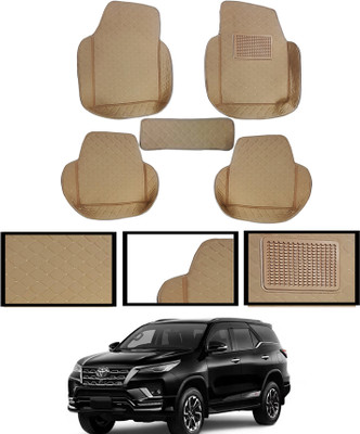 MSNP Leatherite 7D Mat For  Toyota Fortuner(Beige)
