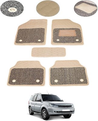 MSNP Leatherite 7D Mat For  Tata Safari Storme(Beige)