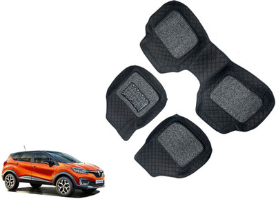 AUTO PEARL Leatherite 7D Mat For  Renault Captur(Black)
