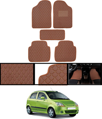 AYW Leatherite Standard Mat For  Kia Spark(Orange)