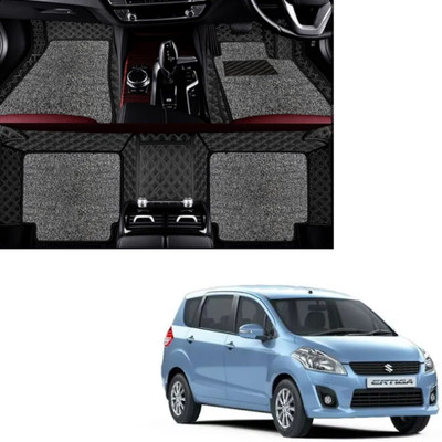 Autoclow Leatherite 7D Mat For  Maruti Suzuki Ertiga(Gold, Silver)