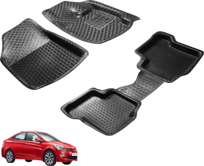 MOCKHE EVA 3D Mat For  Hyundai Fluidic Verna(Black)