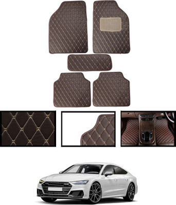 MATIES Leatherite Standard Mat For  Audi S7(Brown)