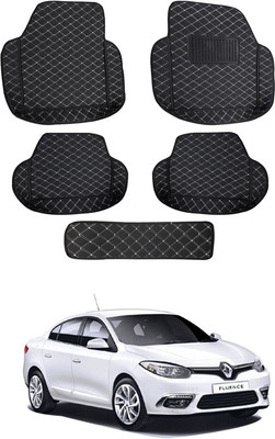 MATIES Leatherite 7D Mat For  Renault Fluence(Black)