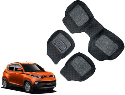 AUTO PEARL Leatherite 7D Mat For  Mahindra KUV 100(Black)
