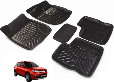 MOCKHE PVC 3D Mat For  Maruti Vitara Brezza(Black)