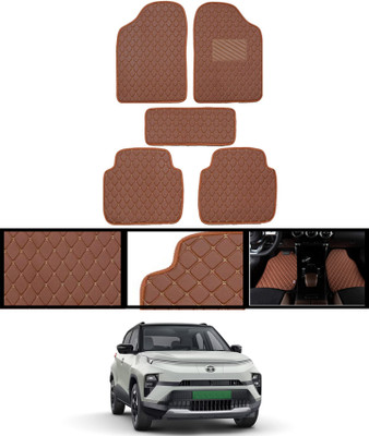 MATIES Leatherite Standard Mat For  Tata Universal For Car(Brown)