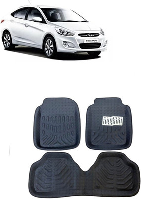 arneja trading company Polyutherine 3D Mat For  Hyundai Verna Fluidic(Black)