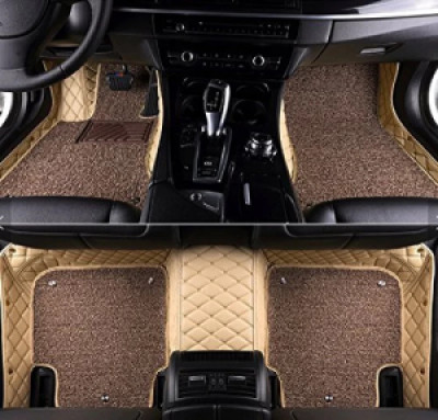 KHFLOORSTREET PVC 7D Mat For  Maruti Suzuki 2 Series(Beige)