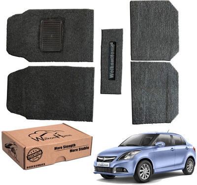 WolkomHome PVC Standard Mat For  Universal For Car(Black)