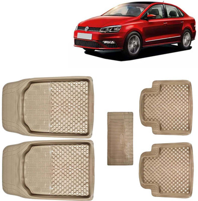 Kingsway PVC Tray Mat For  Volkswagen Vento(Beige)