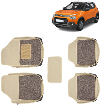 Kingsway Leatherite 7D Mat For  Citroen Citroen C3(Beige)