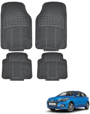 KOZDIKO Rubber Standard Mat For  Hyundai Elite i20(Black)