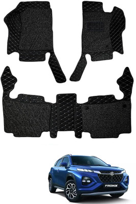 Auto Hub Leatherite 7D Mat For  Maruti Suzuki Fronx(Black)