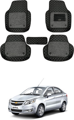 RKPSP Leatherite 7D Mat For  Chevrolet Sail(Black)
