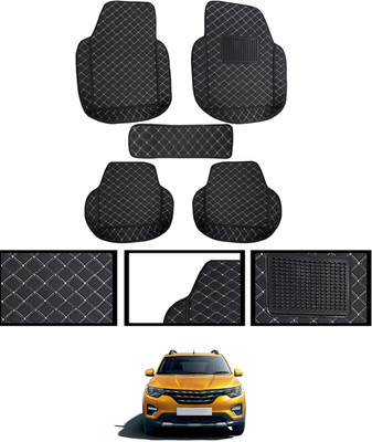 monolive Leatherite Tray Mat For  Renault Universal For Car(Black)