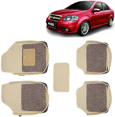 Kingsway Leatherite 7D Mat For  Chevrolet Aveo(Beige)