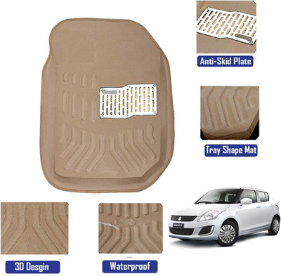 MATIES Plastic 3D Mat For  Universal For Car(Beige)