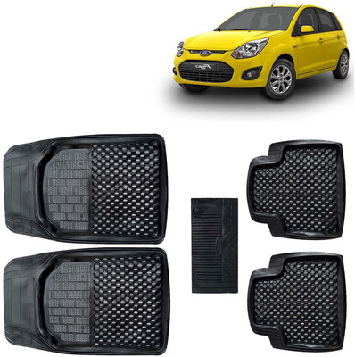 Kingsway PVC Tray Mat For  Ford Figo(Black)