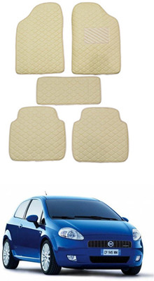 MATIES Leatherite Standard Mat For  Grand Punto(Beige)