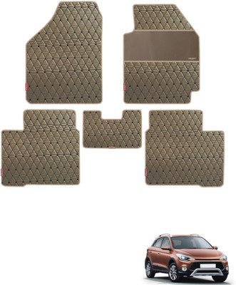 elegant Leatherite Standard Mat For  Hyundai i20(Beige, Black)