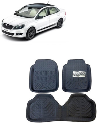 arneja trading company Polyutherine 3D Mat For  Skoda Rapid(Black)