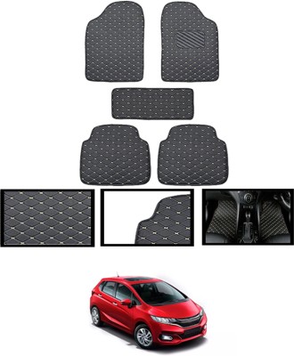 MATIES Leatherite Standard Mat For  Honda Jazz(Black)